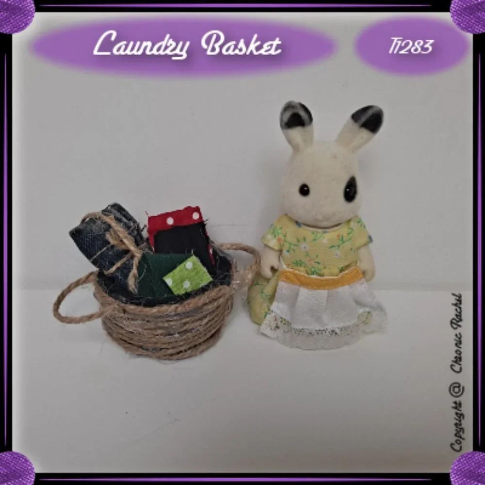 Fabric & Twine Laundry Basket